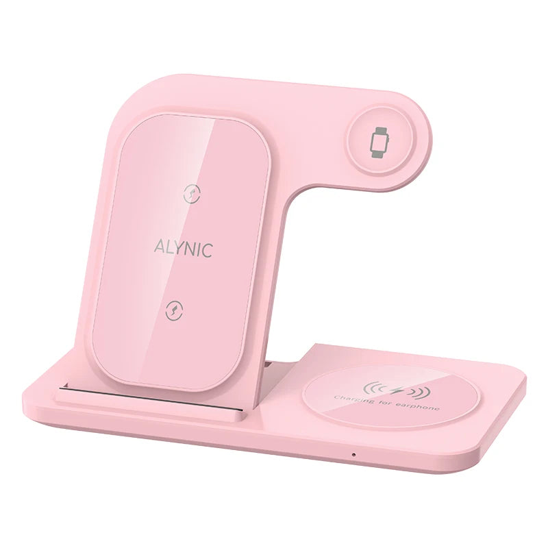 3-in-1 Wireless Charging Station – Phone, AirPods & Watch