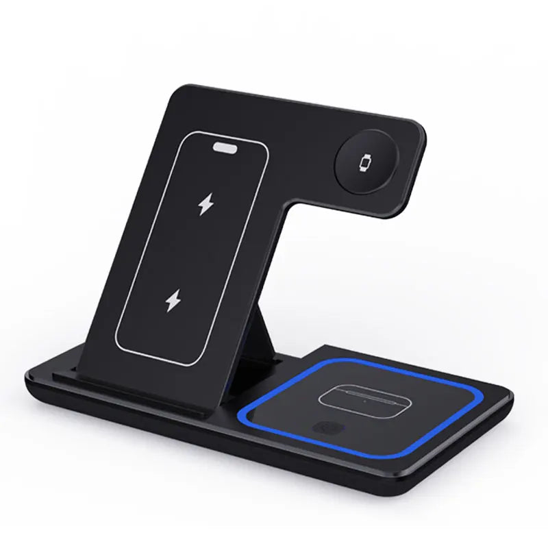 3-in-1 Wireless Charging Station – Phone, AirPods & Watch